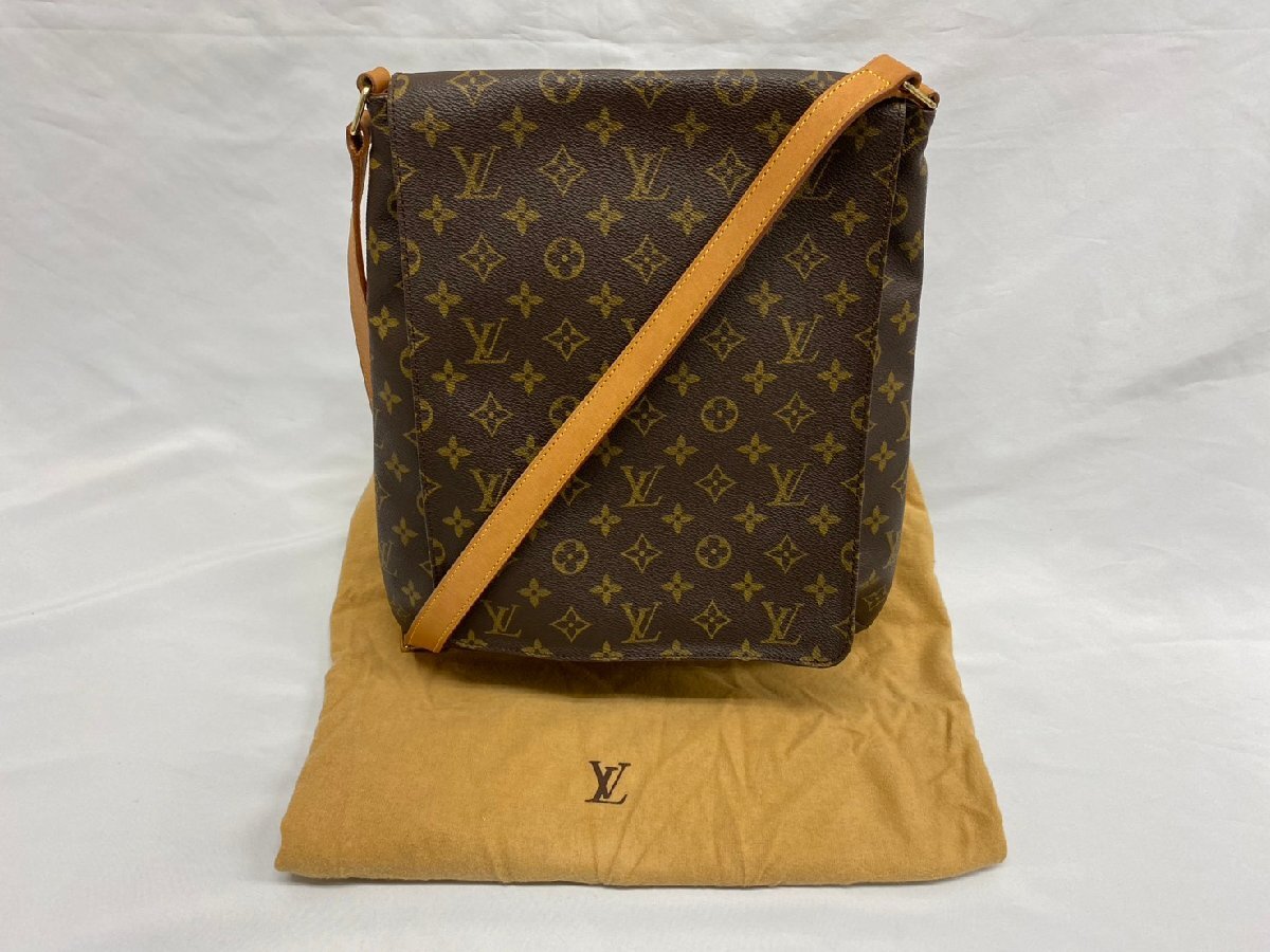 ◇◇ LOUIS VUITTON ルイヴィトン モノグラム ミュゼット ショルダーバッグ 肩掛けバッグ 斜めがけバッグ ブラウン系 保存袋 ◇◇ M51256_画像1