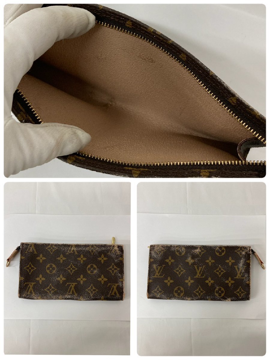 ◎LOUIS VUITTON ルイヴィトン モノグラム バケットGM ポーチ付き バケツ型 トートバッグ ショルダーバッグ M42236◎_画像9