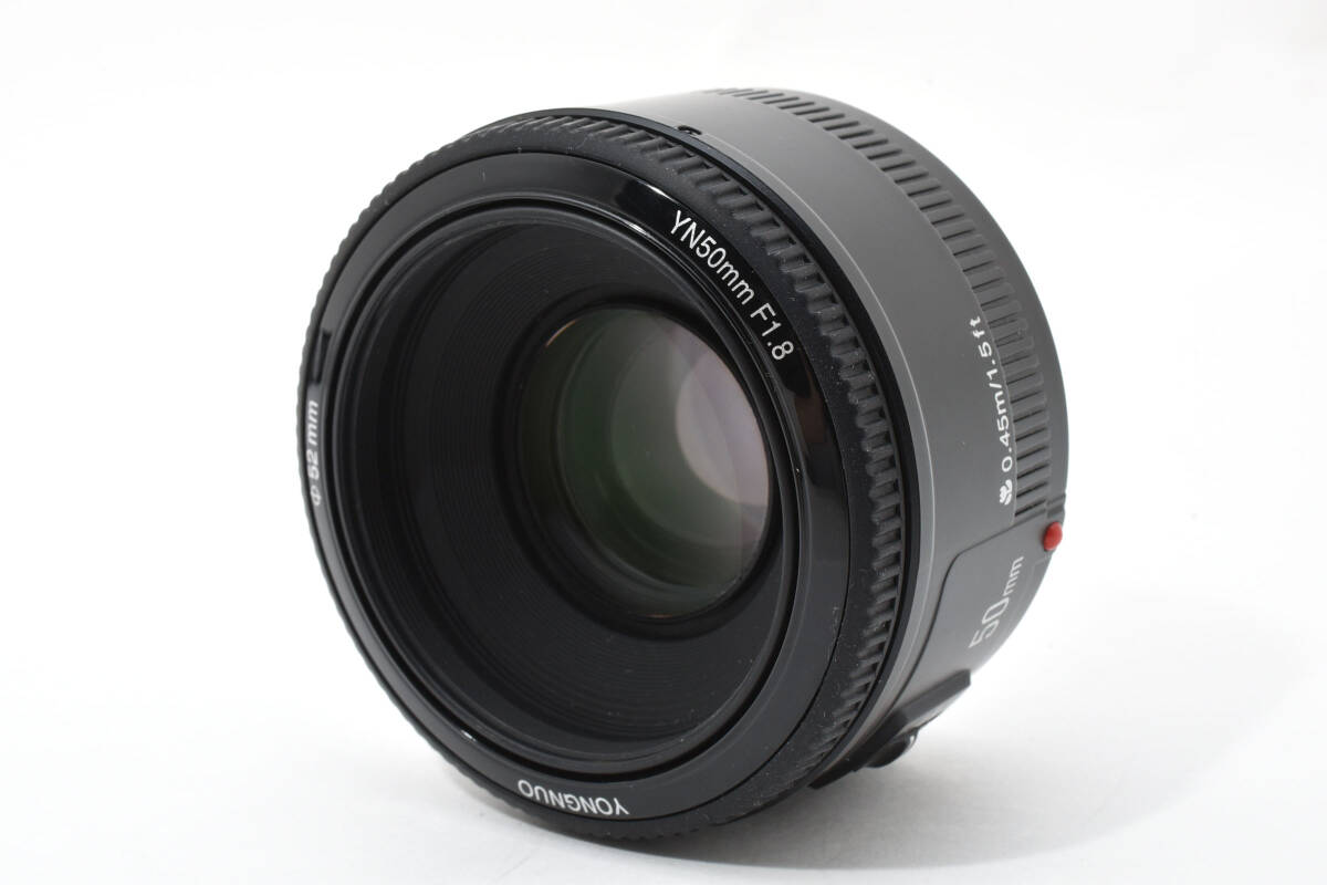 【美品】Yongnuo ヨンヌオ YN EF 50mm F1.8 AF for canon #944_画像2