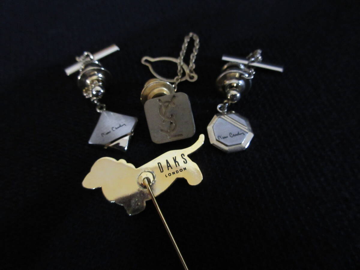 ＊100円～【美品含む】NINA RICCI/Courreges/VB/DAKS/grosse/YSL/VALENTINO/他 有名ブランド アクセサリー色々 11点セット＊K-07_画像10