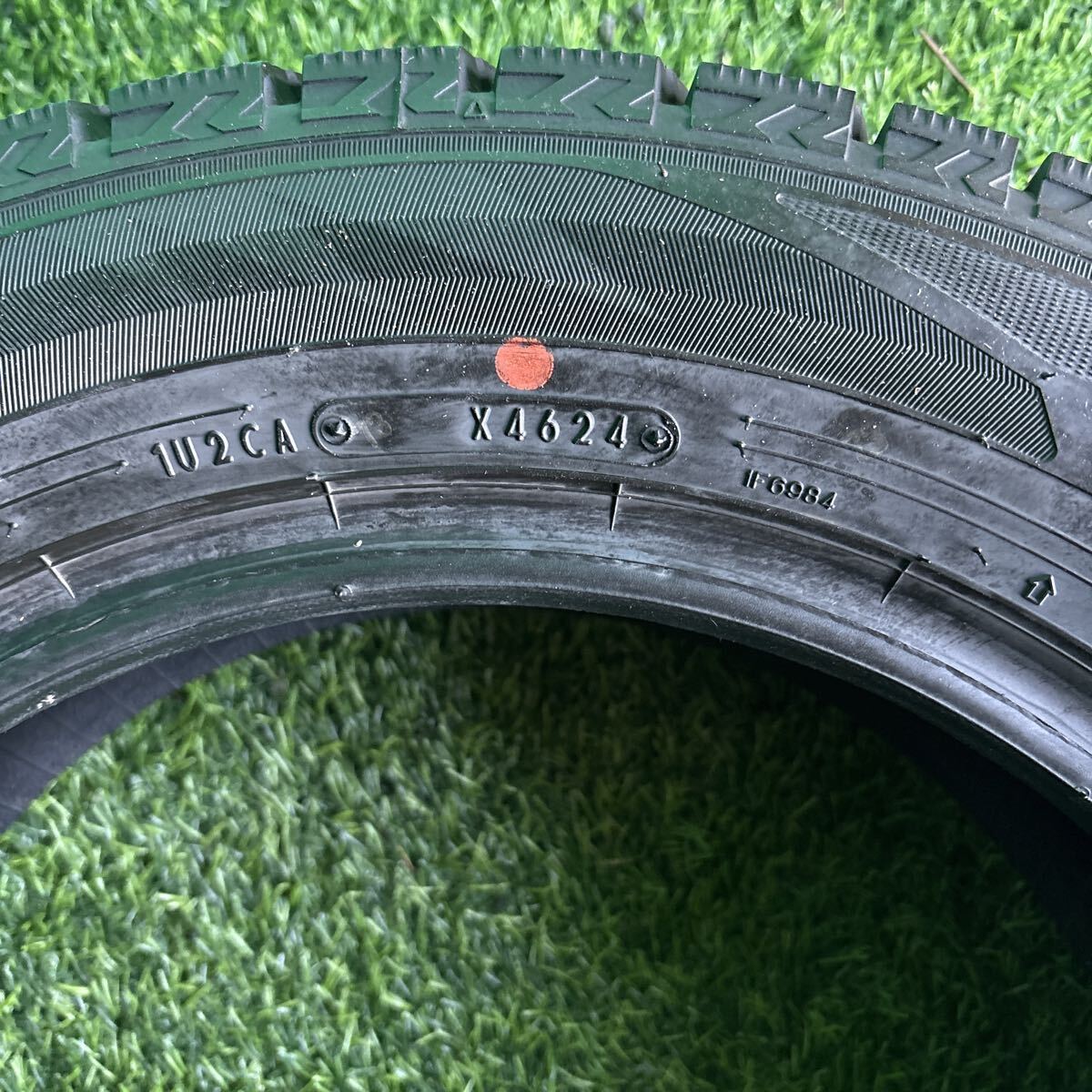 バリ溝1本／185/60R15／2024年製／DUNLOP WINTERMAXX WM02／送料無料です！_画像8