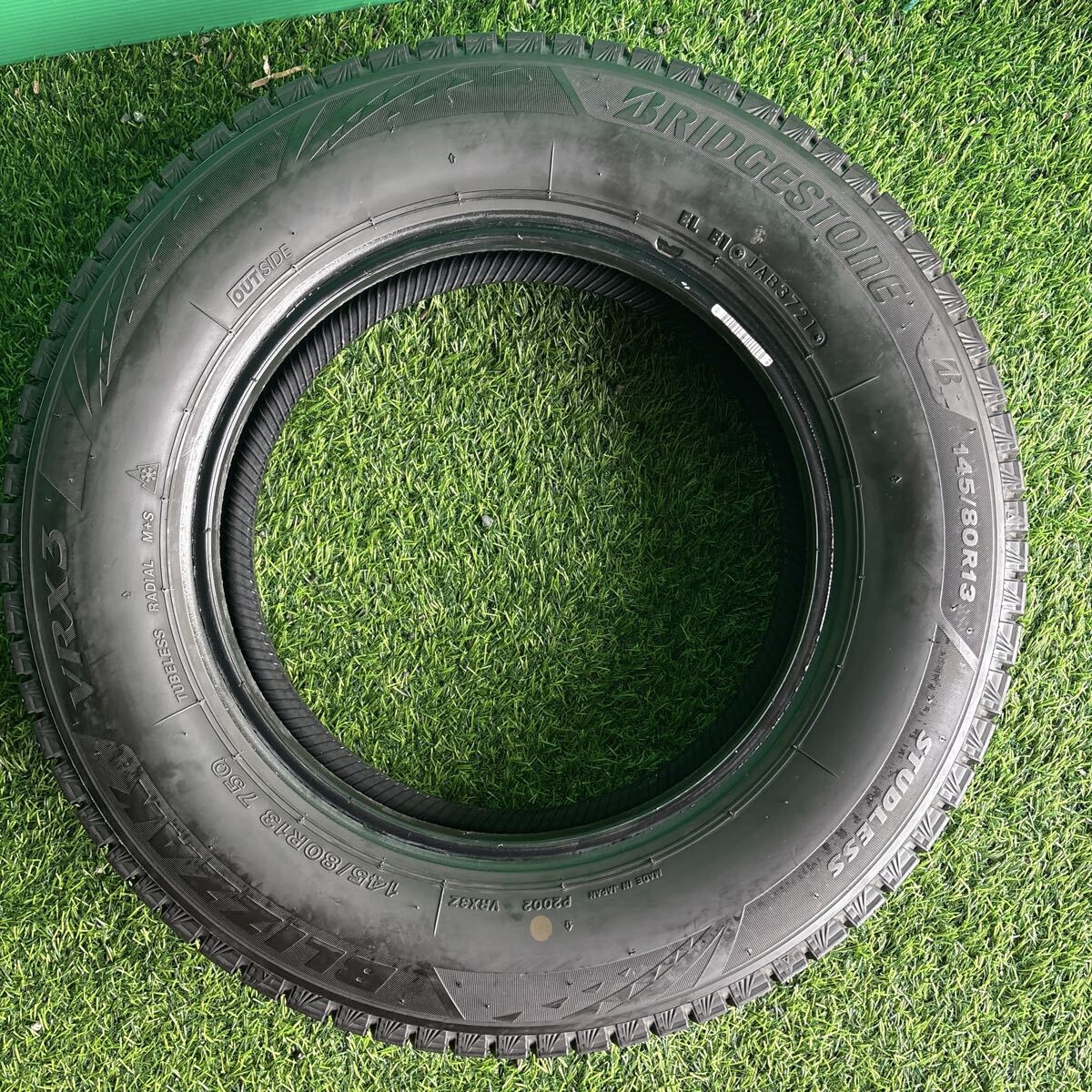 145/80R13/BRIDGESTONE BLIZZAK VRX3/2021年製/2本/送料無料です_画像8