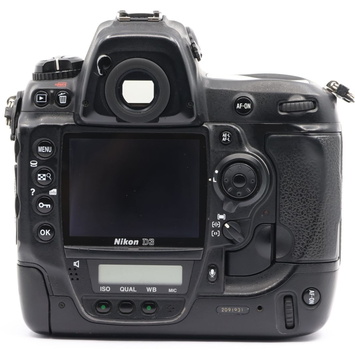 Nikon D3 ボディ ニコン プロ機 一眼レフカメラ 実用品 完動 保証付|O881_画像3