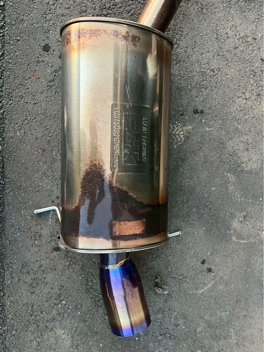 FD3S Rx7 フジツボ レガリスR 焼き色加工 マフラー 社外マフラー 車検対応 exhaust pipe_画像2
