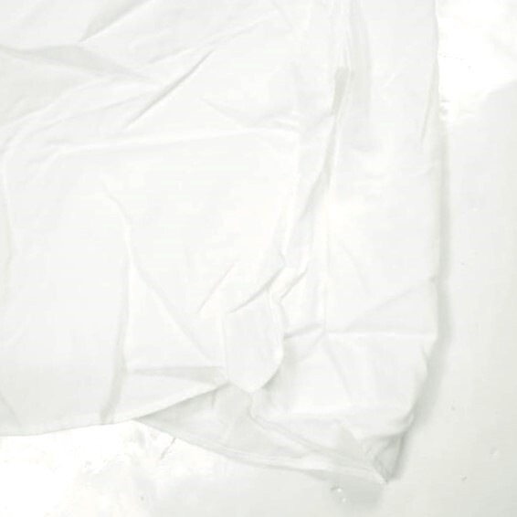 新品 EDIFICE エディフィス 日本製 LA BOUCLE LY/C フィブリルオープンカラーシャツ 46 WHITE ラブークル 長袖 スキッパー プルオーバー_画像7