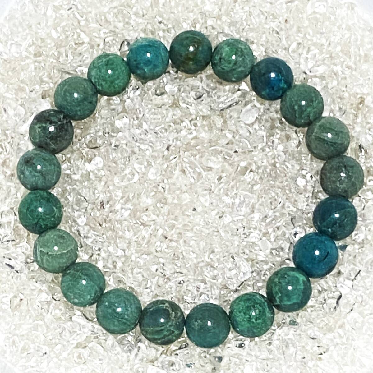 希少石 クォンタムクアトロシリカ エンジェルストーン 10㎜ブレスレット_画像1