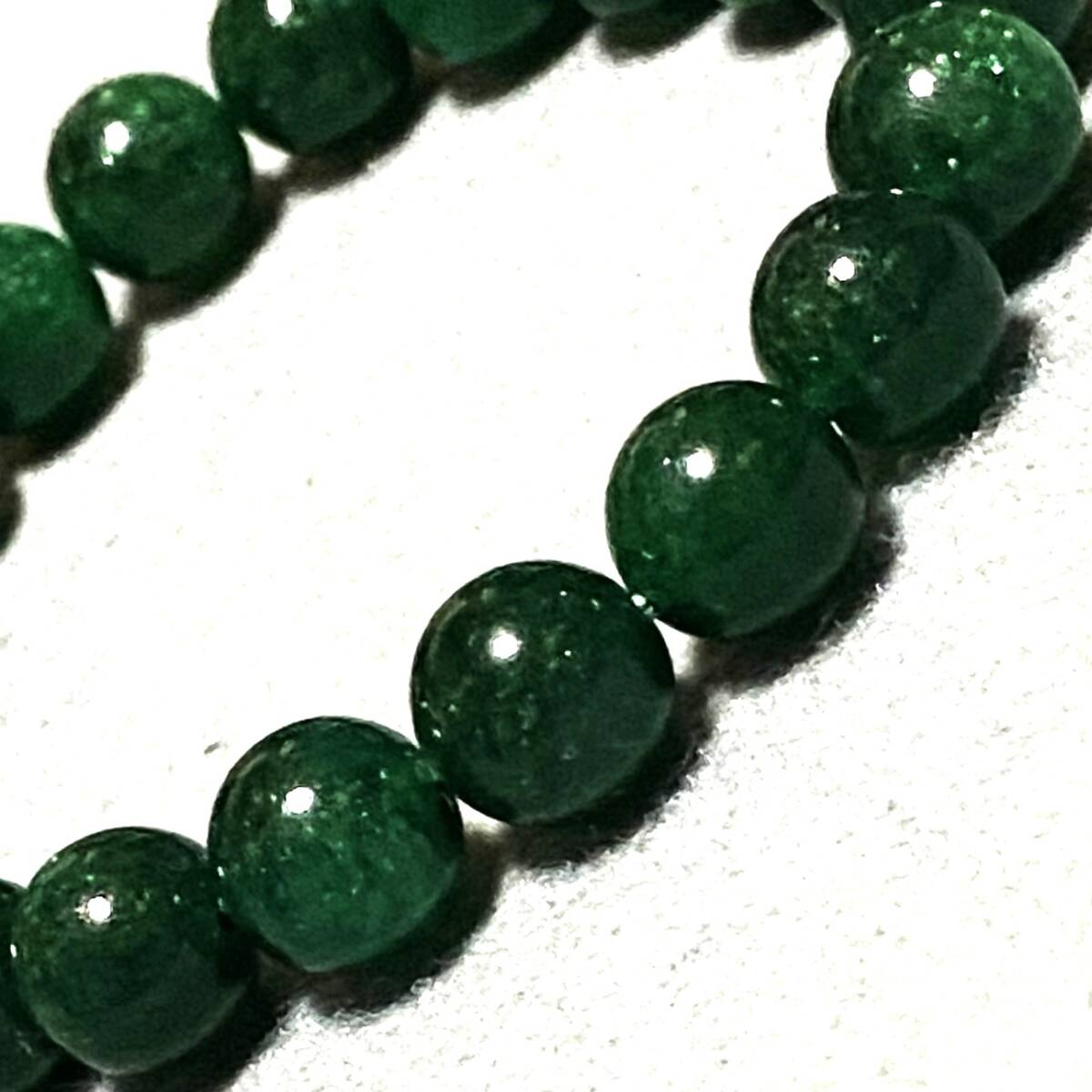 送料無料 高品質 インド産 アベンチュリン 砂金石 インド翡翠 10㎜ ブレスレット ストレス緩和 ヒーリング_画像3
