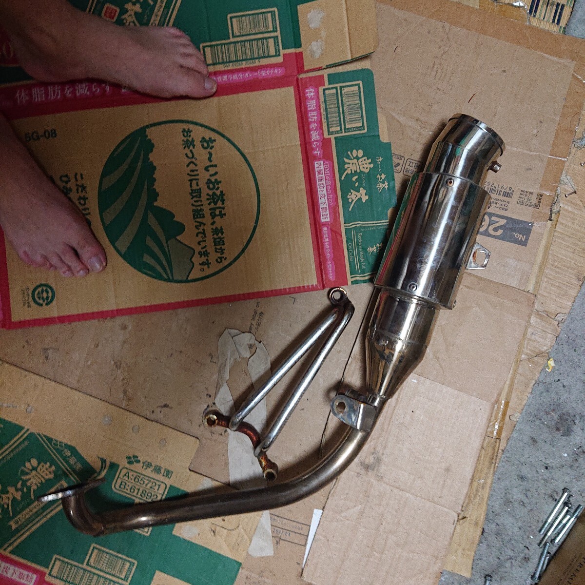 アドレスv125 ステンレスマフラーCF46ACF4EACF4MA_画像1