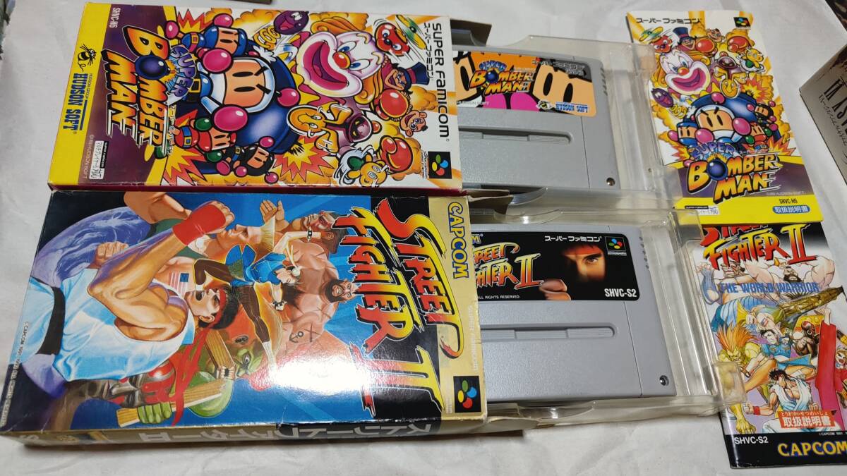SFC ゼルダの伝説 神々のトライフォース スーパー三國志など 箱説付13本＋おまけ1本ジャンクセット スーパーファミコン_画像4