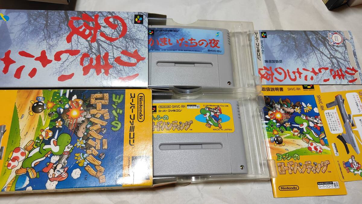SFC ゼルダの伝説 神々のトライフォース スーパー三國志など 箱説付13本＋おまけ1本ジャンクセット スーパーファミコン_画像6
