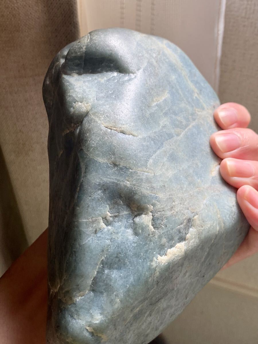 極上海石　海翡翠　糸魚川入りコン沢ひすい　原石水石根付国産鉱標本オパールトパーズ輝安鉱水晶ロードクロサイト入りコン沢ヒスイ化石隕石_画像2