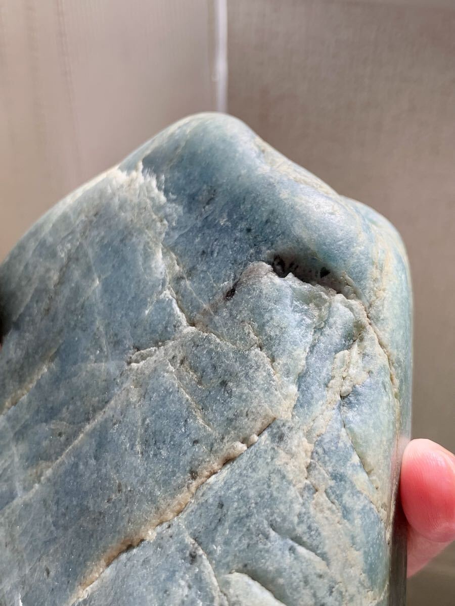 極上海石　海翡翠　糸魚川入りコン沢ひすい　原石水石根付国産鉱標本オパールトパーズ輝安鉱水晶ロードクロサイト入りコン沢ヒスイ化石隕石_画像4