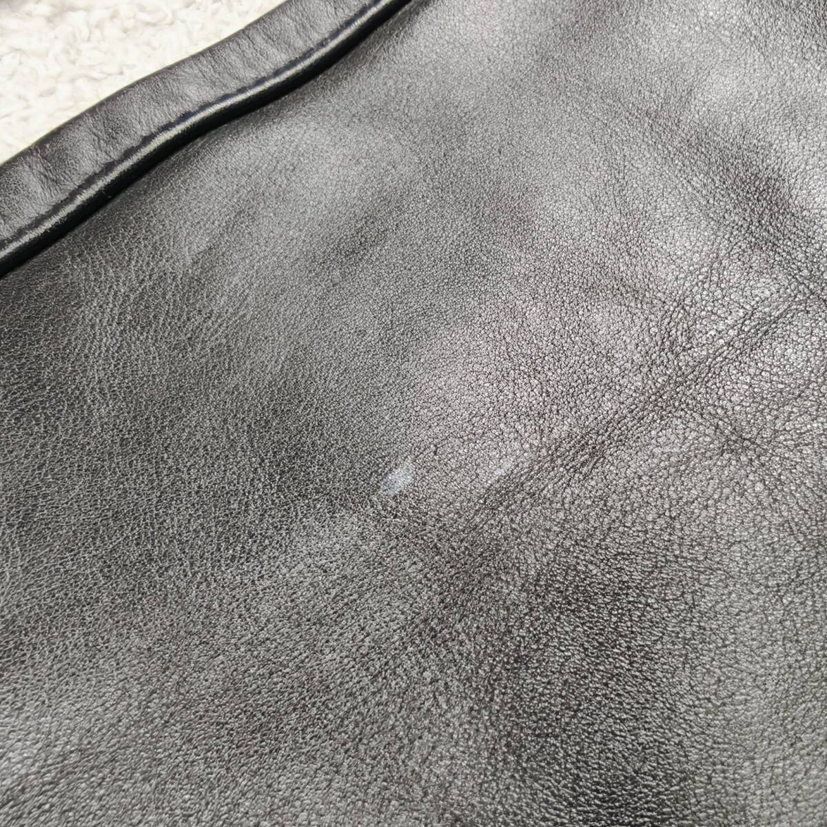Schott ショット 本革 レザーパンツ 牛革 W28 メンズ S相当 ブラック IDEALジップ_画像10