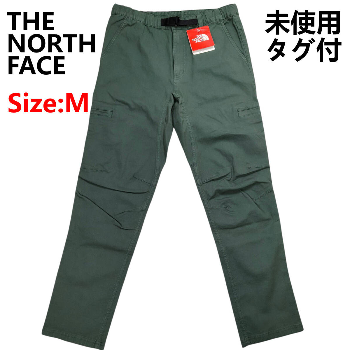 【未使用タグ付】THE NORTH FACE COTTON OX GAZELE PANT M NB31538 LW ローレルリースグリーン ゴールドウィン_画像1