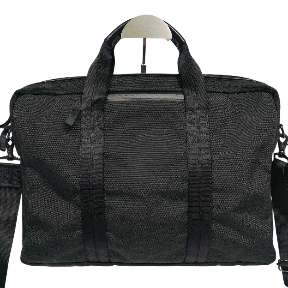 PORTER 2WAY ハイブリッド ブリーフケース 黒 ビジネスバッグ 吉田カバン CORDURA（コーデュラ）ナイロン ショルダーストラップ付_画像3