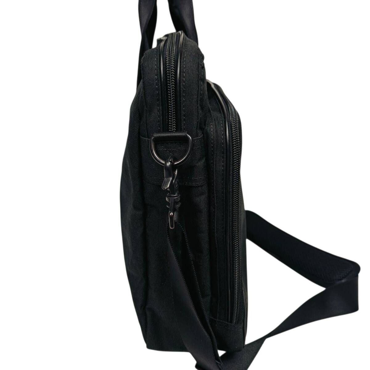 PORTER 2WAY ハイブリッド ブリーフケース 黒 ビジネスバッグ 吉田カバン CORDURA（コーデュラ）ナイロン ショルダーストラップ付_画像7