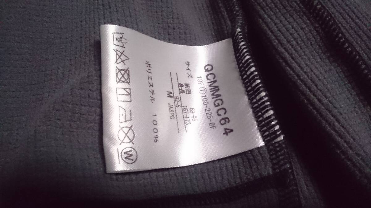 не использовался класс обычная цена 15400 LE COQ SPORTIF Le Coq QCMMGC64 блок обратная сторона ворсистый толстый Logo принт склеивание велосипедный жакет чёрный M