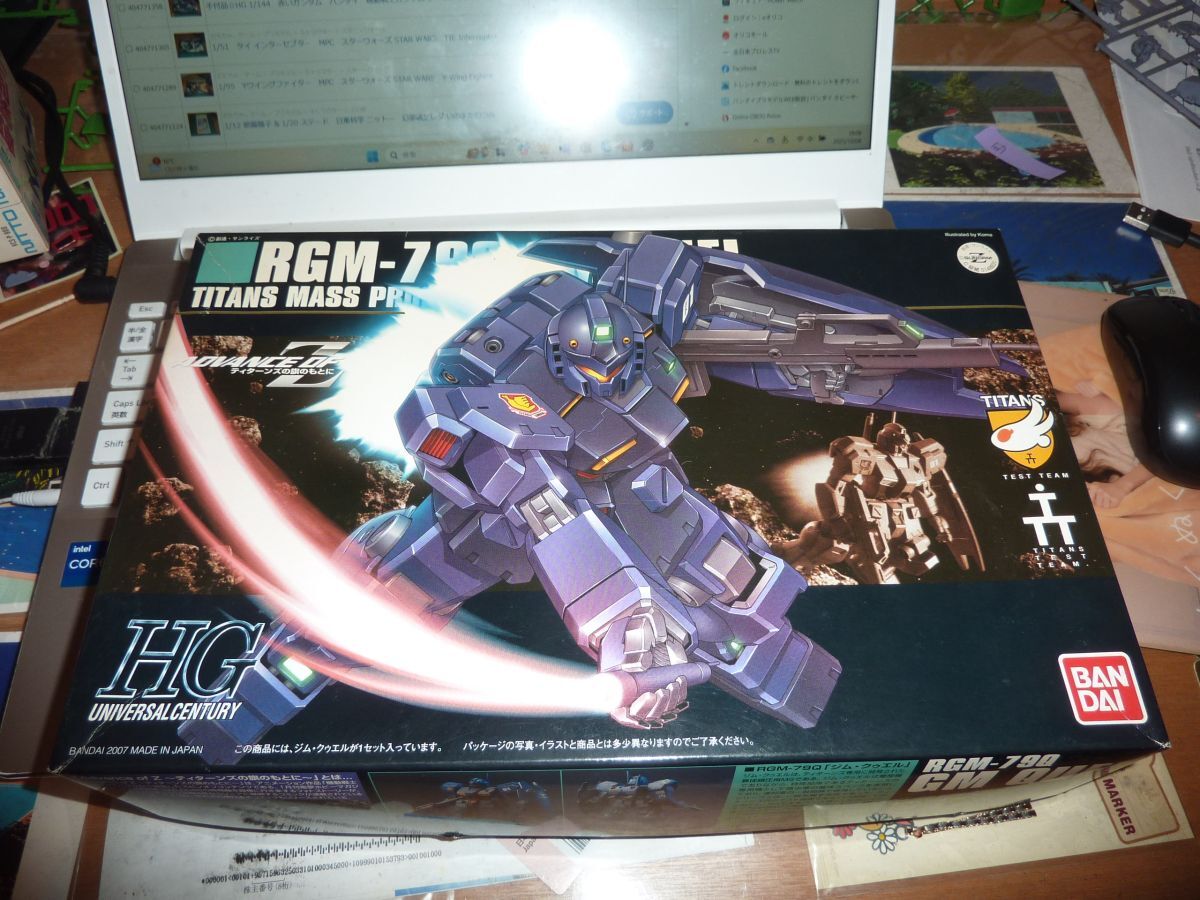 HGUC 1/144 ジム・クゥエル バンダイ 機動戦士ガンダム Advance of Z RGM-79Q_画像1