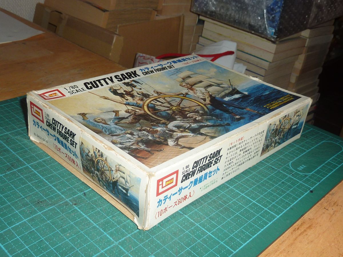 1/80 カティーサーク乗組員セット イマイ 10ポーズ60体入 木製帆船模型 1/80サーモピレーにも_画像2