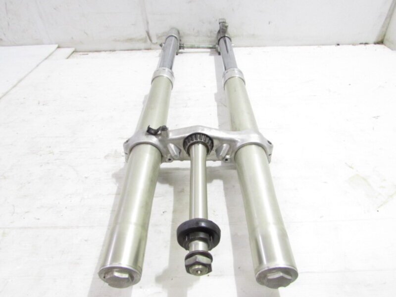 DトラッカーX LX250E 大人気!! 純正 倒立フロントフォークSET 曲りなし 検※ 250SB KLX250 LX250L KDX250 DトラッカーX 165D02