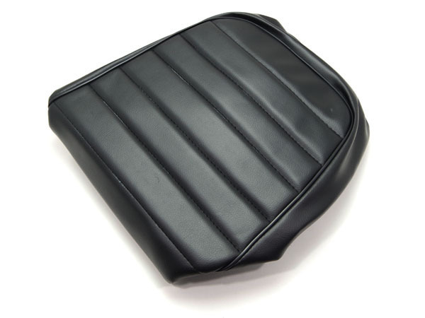 張替シートレザー タックロール ブラック 黒色 / 新品 シートカバー ヤマハ純正シート互換 '93-'96 XJR400_画像4