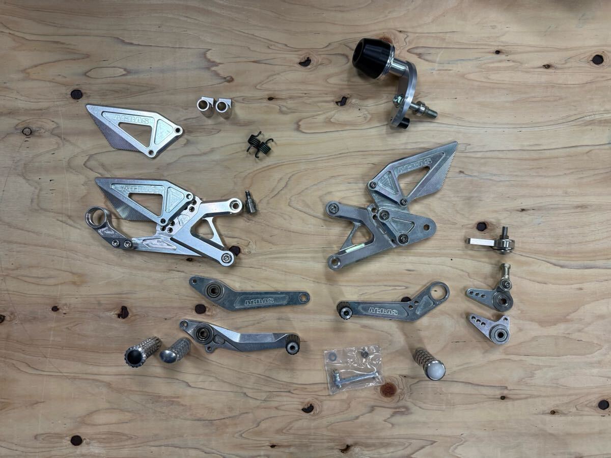 ヤマハ YZF-R6 2CO/13S AGRAS アグラス バックステップ 部品セット 欠品あり 中古品_画像1