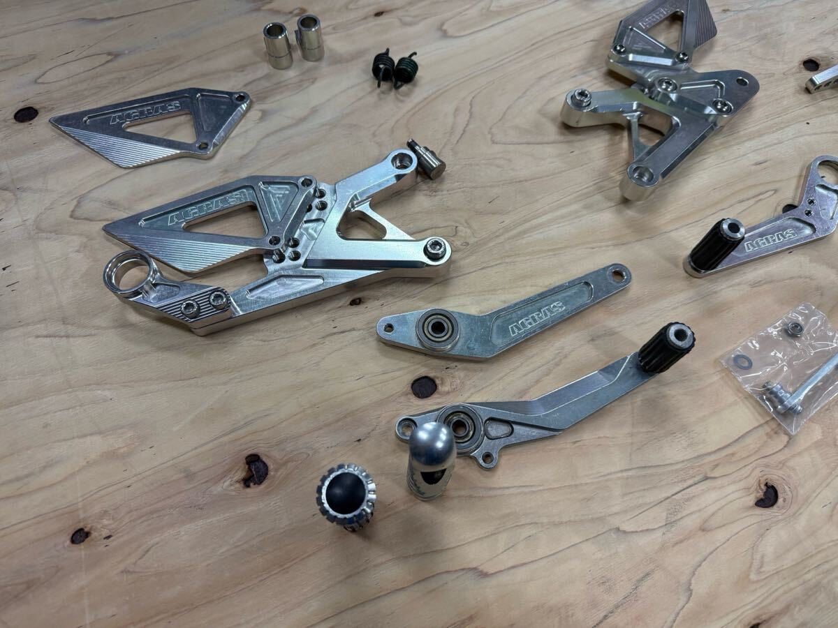 ヤマハ YZF-R6 2CO/13S AGRAS アグラス バックステップ 部品セット 欠品あり 中古品_画像2