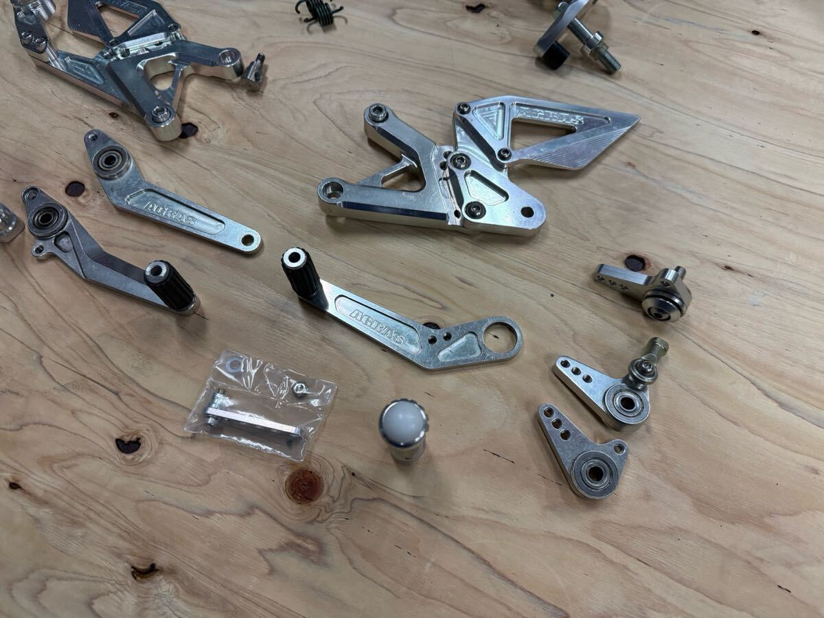 ヤマハ YZF-R6 2CO/13S AGRAS アグラス バックステップ 部品セット 欠品あり 中古品_画像3