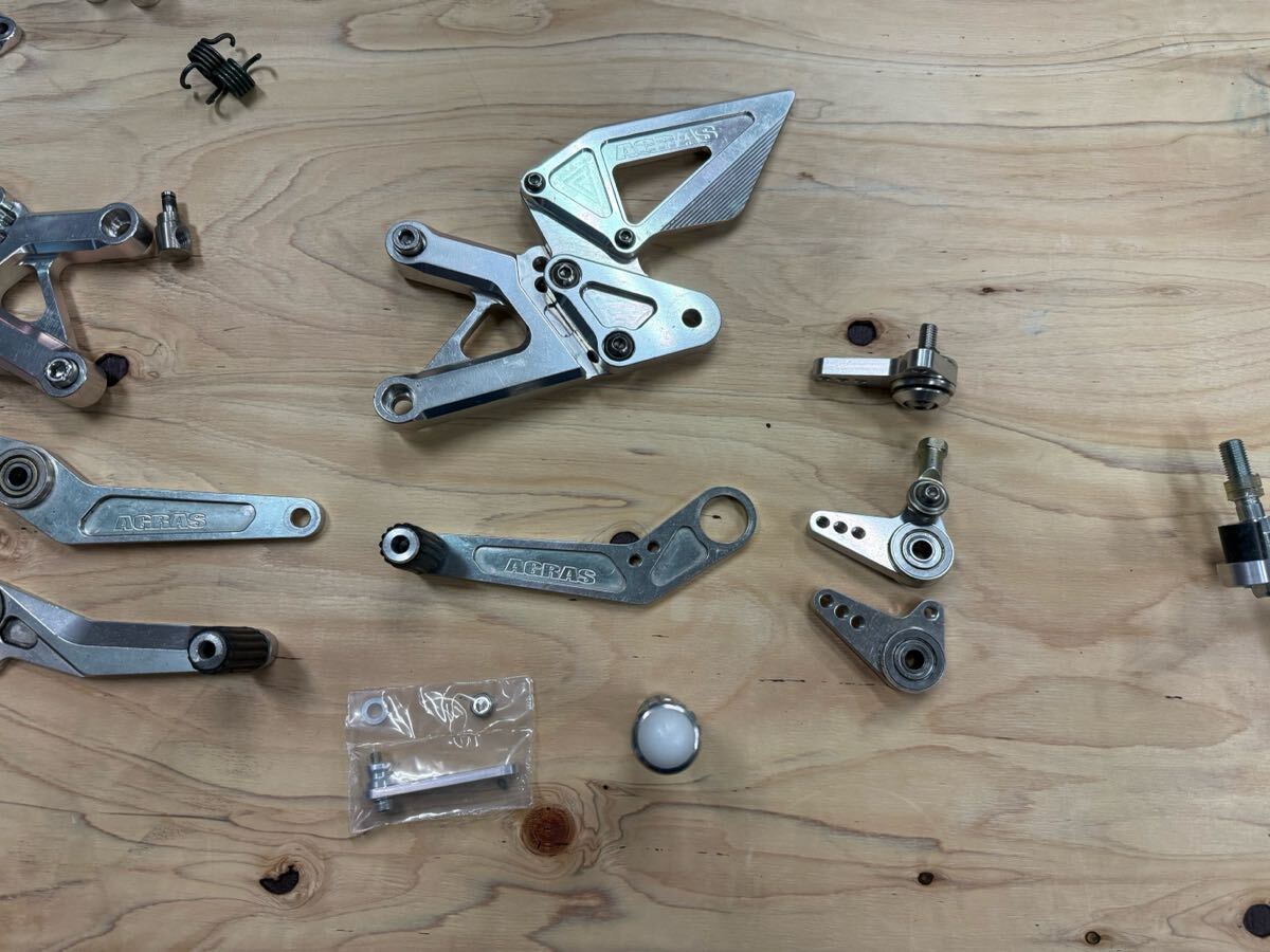 ヤマハ YZF-R6 2CO/13S AGRAS アグラス バックステップ 部品セット 欠品あり 中古品_画像5
