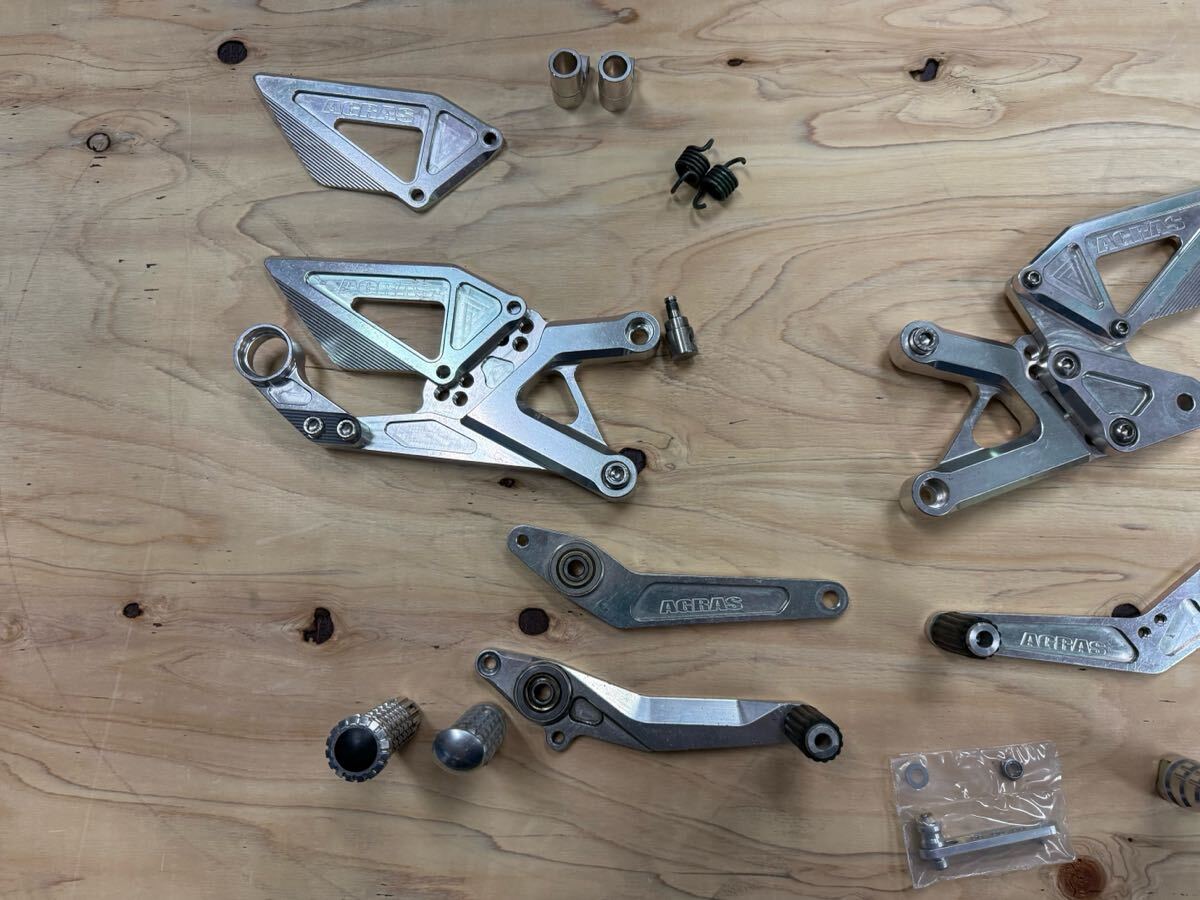 ヤマハ YZF-R6 2CO/13S AGRAS アグラス バックステップ 部品セット 欠品あり 中古品_画像6