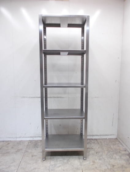 ステンレス ソリッドシェルフ 610×440×1900 業務用 中古厨房/25E1403Z_画像2