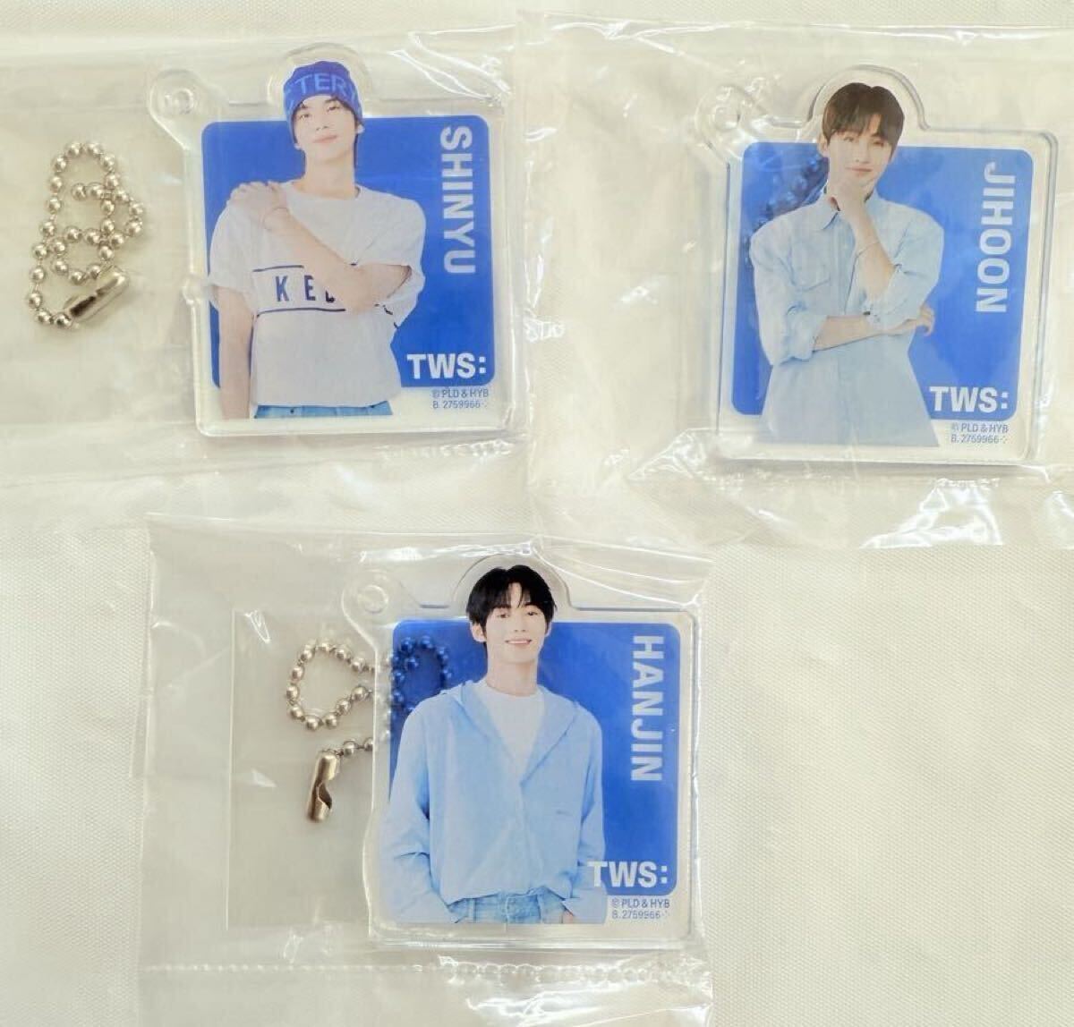 TWStuasSHINYU JIHOON HANJINsinyujifn рукоятка Gin акрил брелок для ключа не использовался Bandai 