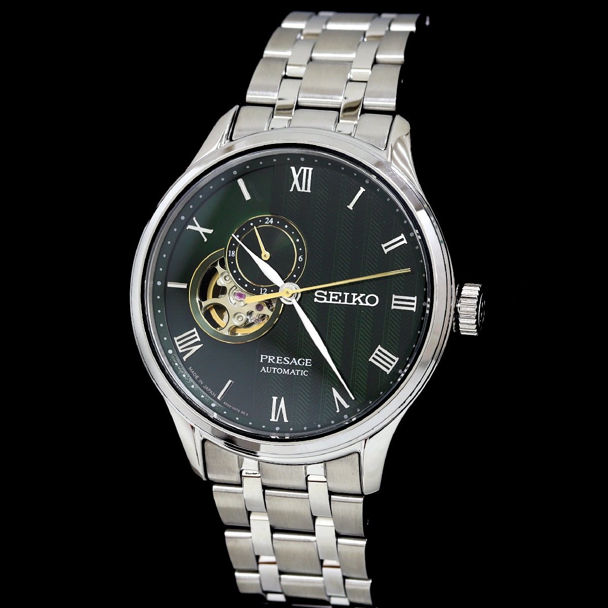 セイコー　プレサージュ　ジャパニーズガーデン　SARY237　4R39-00W0　腕時計　シースルーバック 裏スケルトン　オートマ　メンズ　_画像7