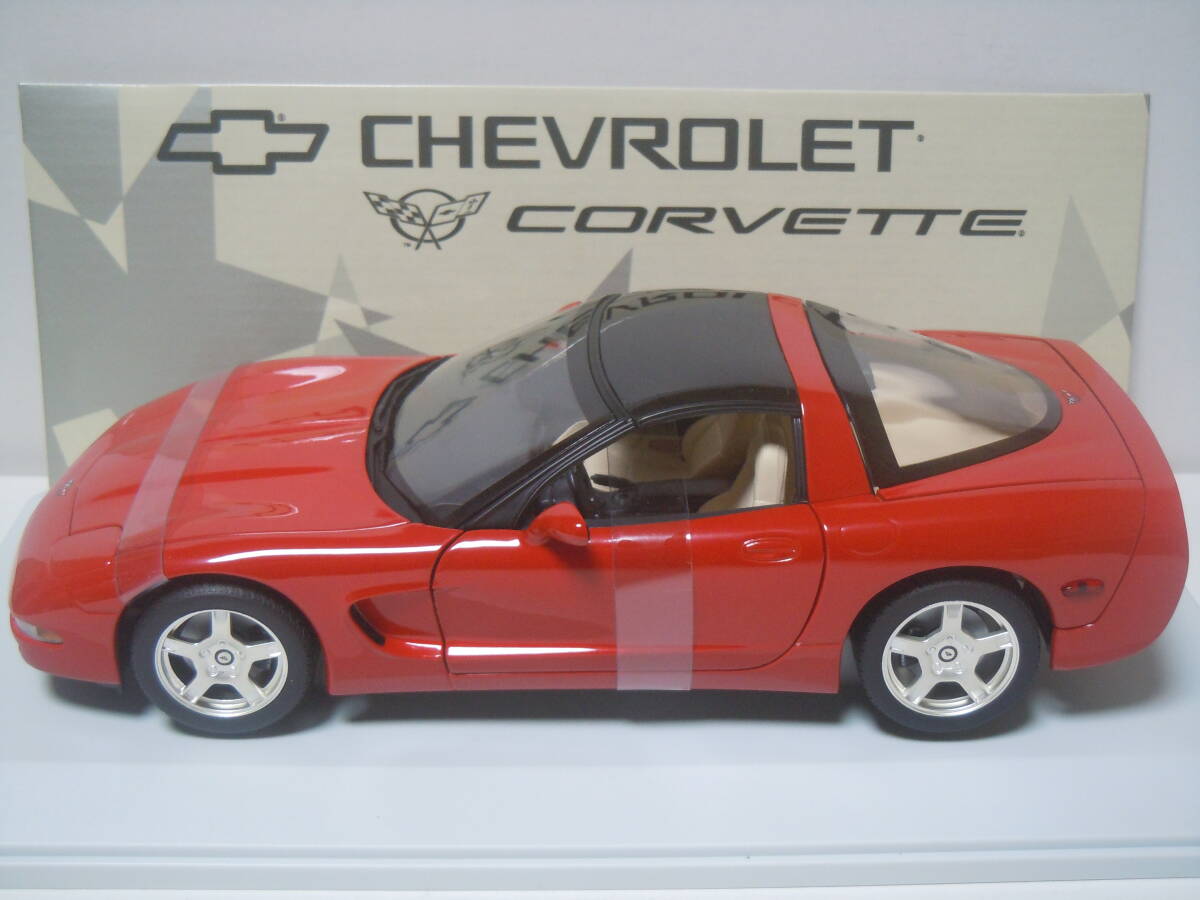 S=1/18☆UTmodels(PMA)製 Chevrolet Corvette/C5(RED):シボレー・コルベット/C5型:5代目(レッド)新品・未使用!_画像2