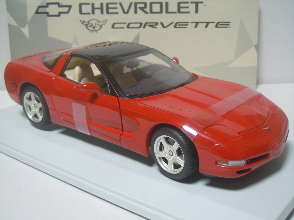 S=1/18☆UTmodels(PMA)製 Chevrolet Corvette/C5(RED):シボレー・コルベット/C5型:5代目(レッド)新品・未使用!_画像6