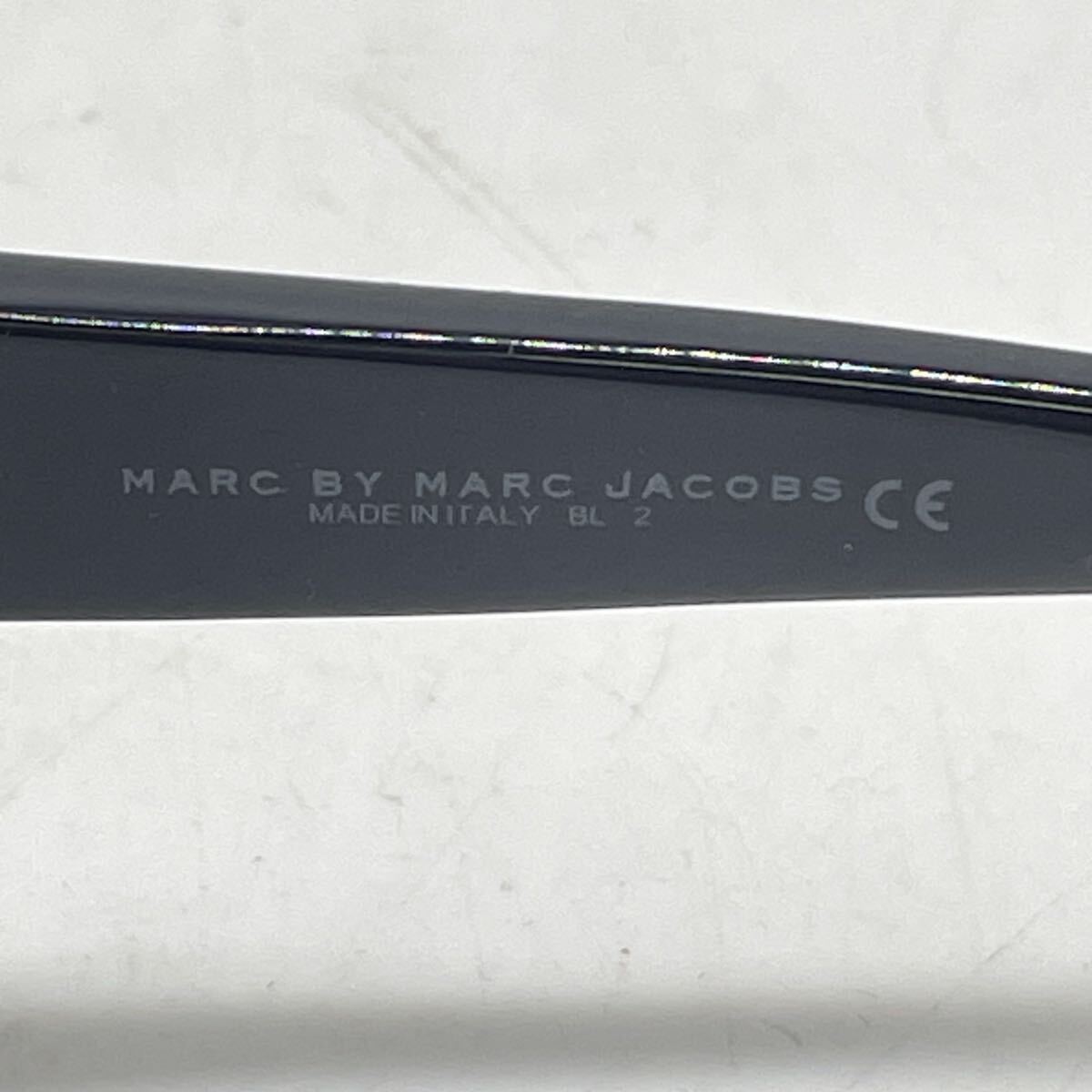 ● MARC BY JACOBS サングラス メガネ ブラック 眼鏡 ケース付き MMJ 145/F/S D28JJ 60 15 125\ MADE IN ITALY BL 2 マーク ジェイコブス_画像9
