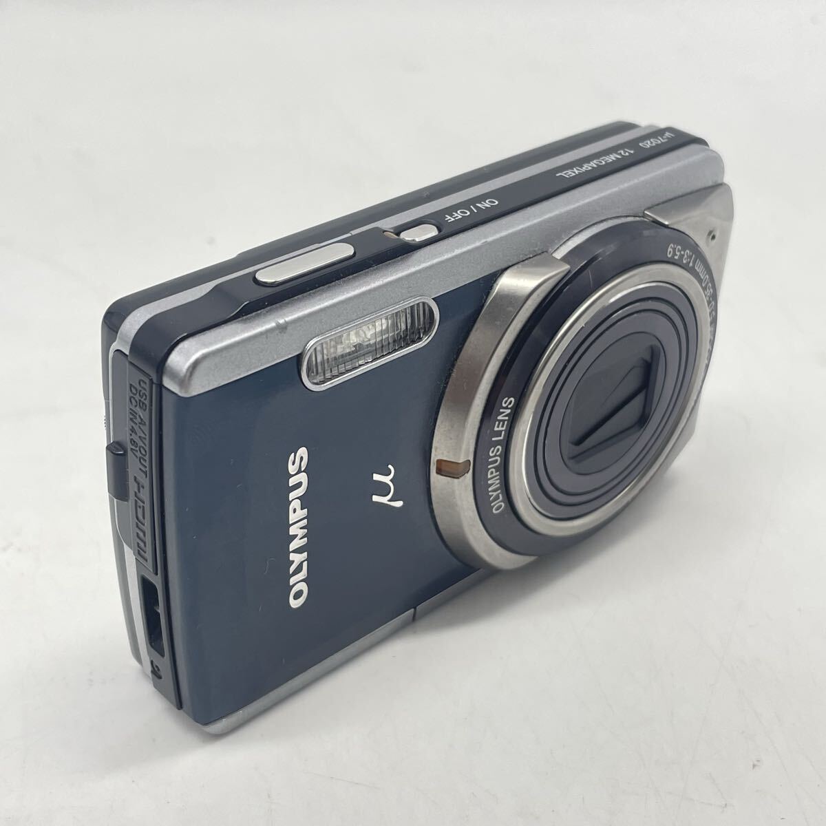 ● OLYMPUS μ オリンパス コンパクト デジタルカメラ デジタルカメラ デジカメ カメラ 充電器無し 通電未確認 ブルー シルバー ブラック_画像3