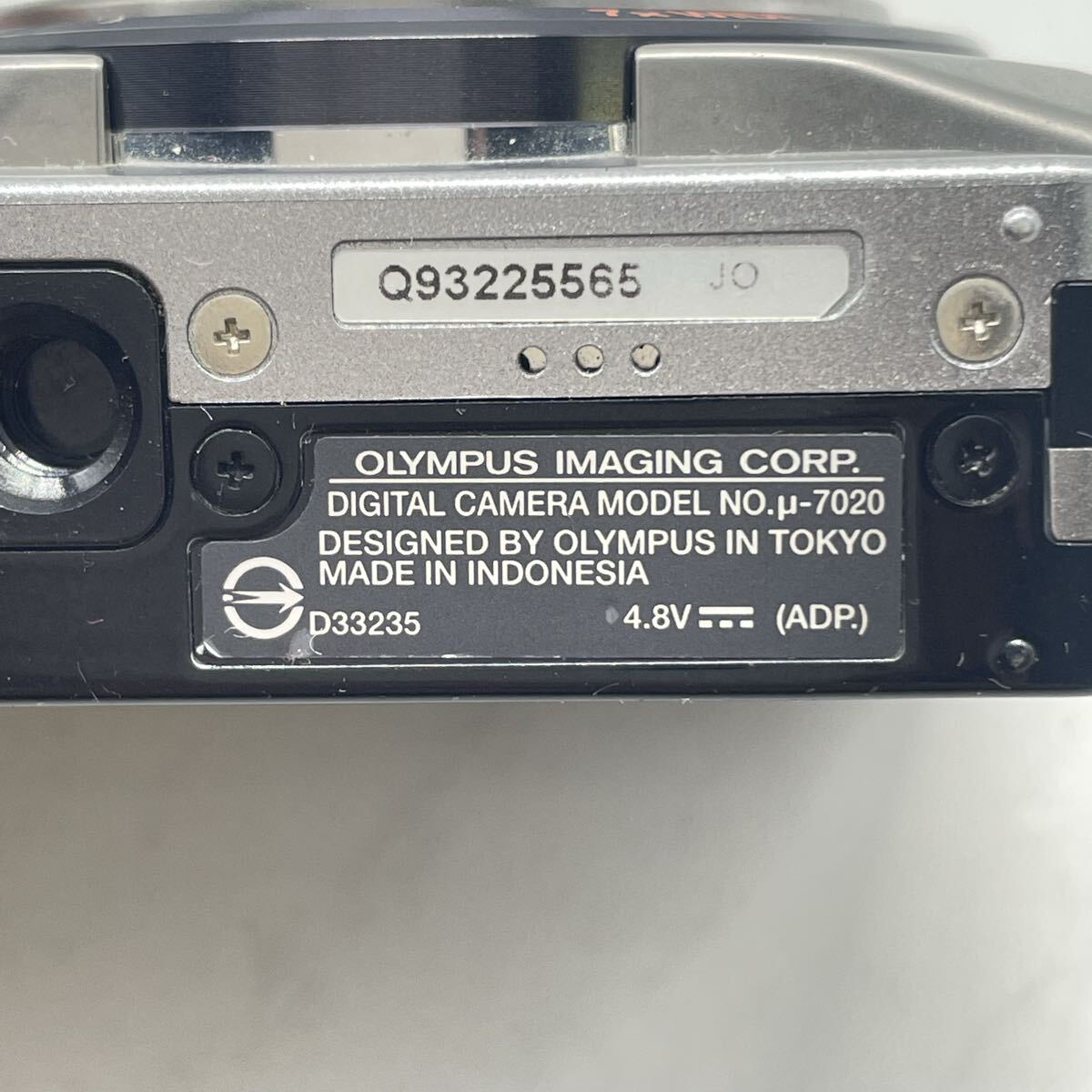 ● OLYMPUS μ オリンパス コンパクト デジタルカメラ デジタルカメラ デジカメ カメラ 充電器無し 通電未確認 ブルー シルバー ブラック_画像5