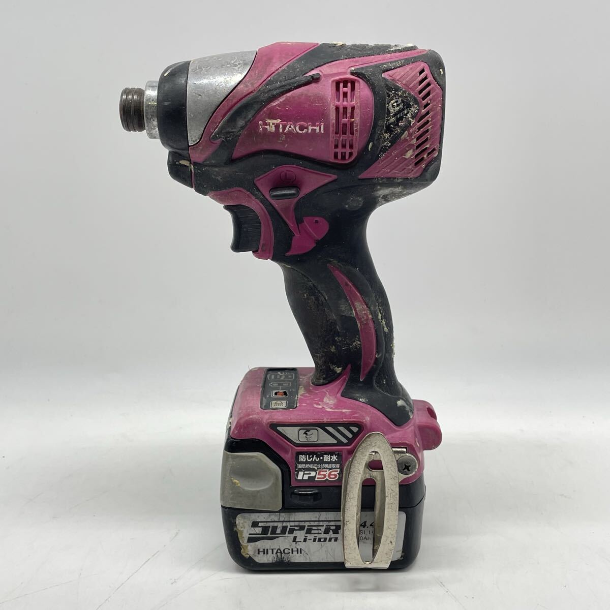 ◆ 日立工機 WH14DBAL2 HITACHI コードレスインパクトドライバー インパクト 日立 通電確認済み 工具 現状写真参照 付属品写真参照_画像2