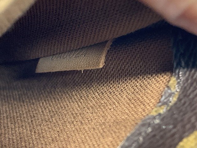 LOUIS VUITTON / ルイ・ヴィトン ポシェットガンジュ M51870 モノグラム ボディバッグ ブラウン_画像9