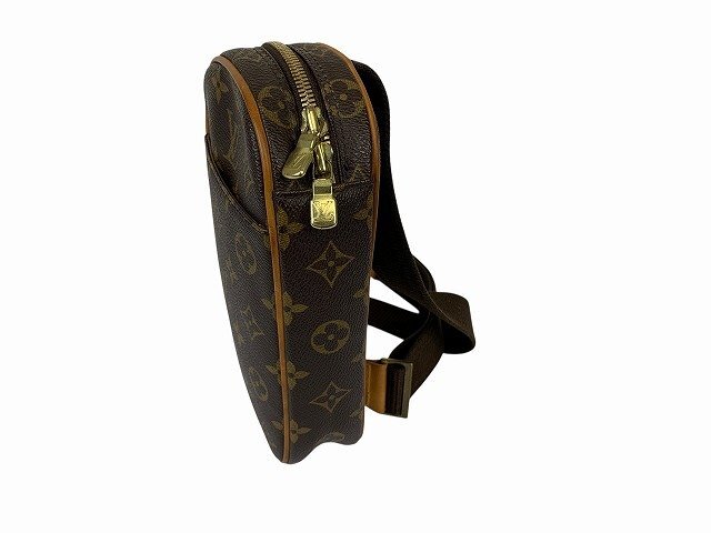 LOUIS VUITTON / ルイ・ヴィトン ポシェットガンジュ M51870 モノグラム ボディバッグ ブラウン_画像2