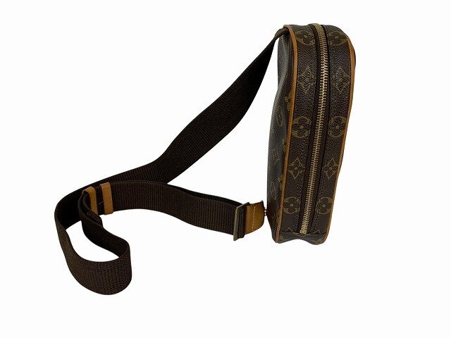 LOUIS VUITTON / ルイ・ヴィトン ポシェットガンジュ M51870 モノグラム ボディバッグ ブラウン_画像3