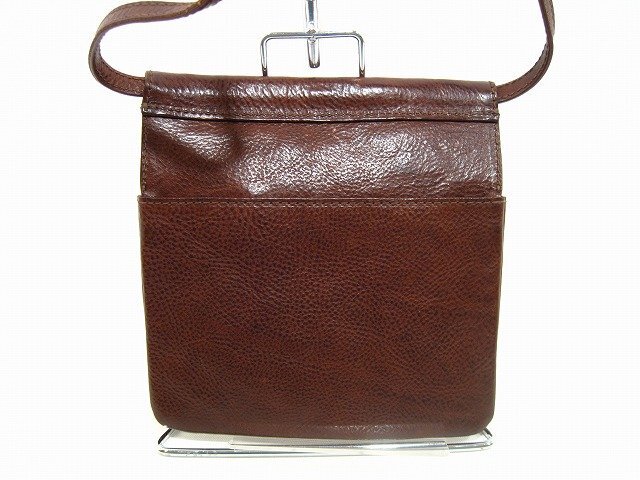 genten / ゲンテン ショルダー サコッシュ トスカ ユニセックス ブラウン_画像4