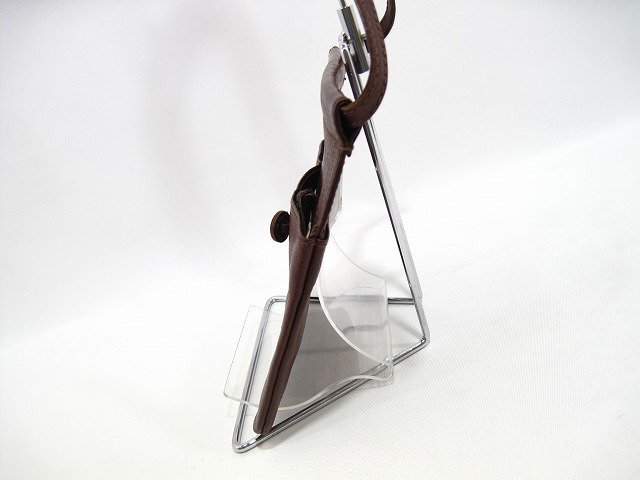 genten / ゲンテン ショルダー サコッシュ トスカ ユニセックス ブラウン_画像3