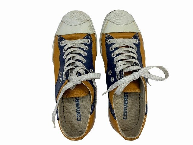 CONVERSE / コンバース Jack Purcell Larry 90`s ジャックパーセルラリー 1H9709 サイズ : 24cm スニーカー キャメル/ネイビー_画像8