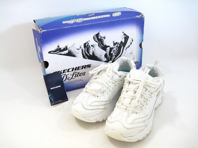 SKECHERS/スケッチャーズ ディライト メモリーフォーム 11931 レディース サイズ : 24.5cm スニーカー ホワイト_画像1