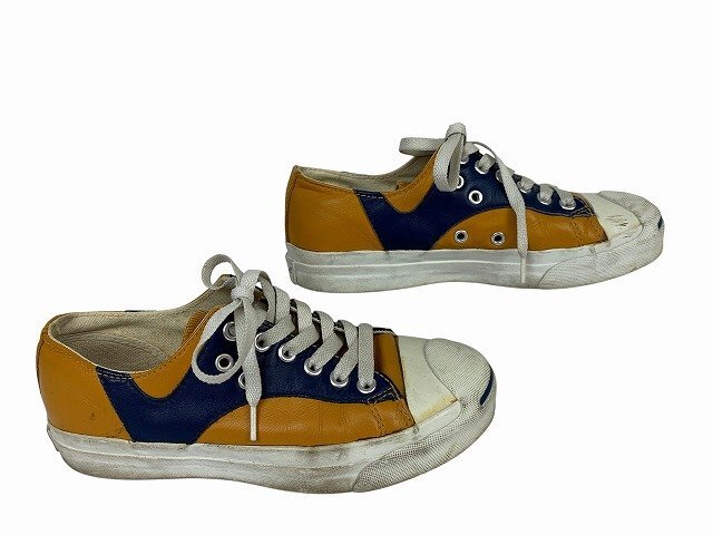 CONVERSE / コンバース Jack Purcell Larry 90`s ジャックパーセルラリー 1H9709 サイズ : 24cm スニーカー キャメル/ネイビー_画像4