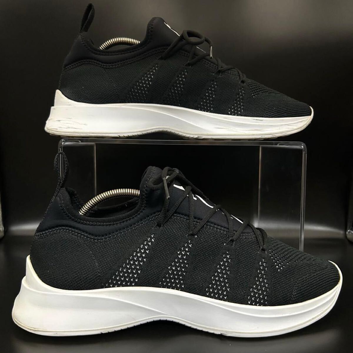 1円【美品】Dior ディオール ネオプレン テクニカルメッシュ スニーカー ローカット B25 ロゴ メンズ メッシュ ブラック 黒 サイズ27cm相当_画像2