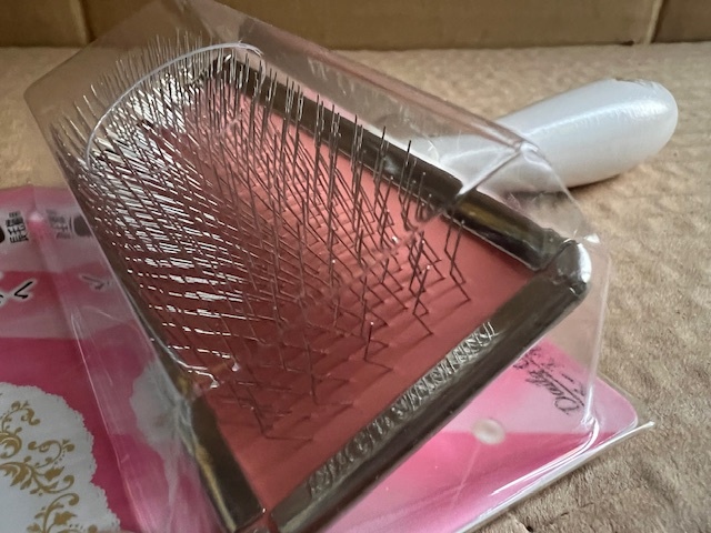 ●ペティオ プレシャンテ ソフトスリッカーブラシ Mサイズ 長毛種の犬猫用_画像2