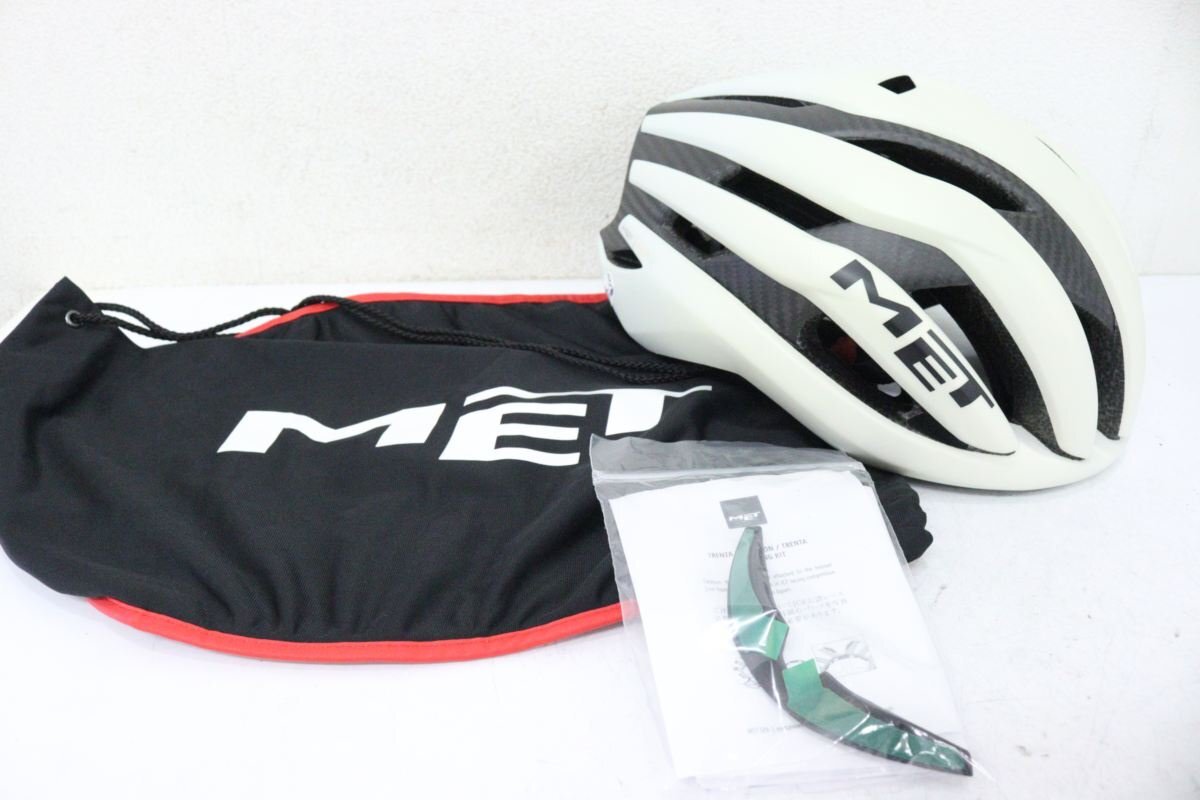 ▲MET メット M146-TRENTA 3K CARBON ヘルメット Lサイズ 58-61cm 美品_画像1
